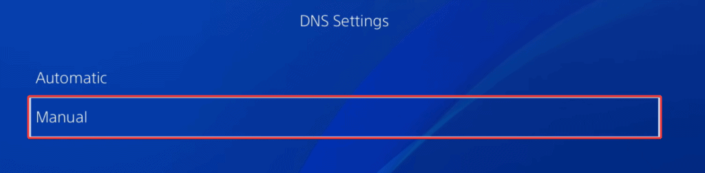 Настройки DNS можно изменить вручную